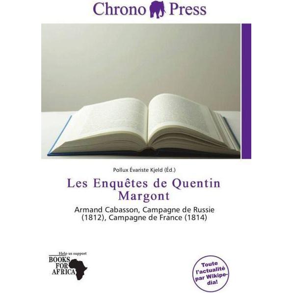Les Enquêtes de Quentin Margont, Fachbücher von Pollux Évariste Kjeld