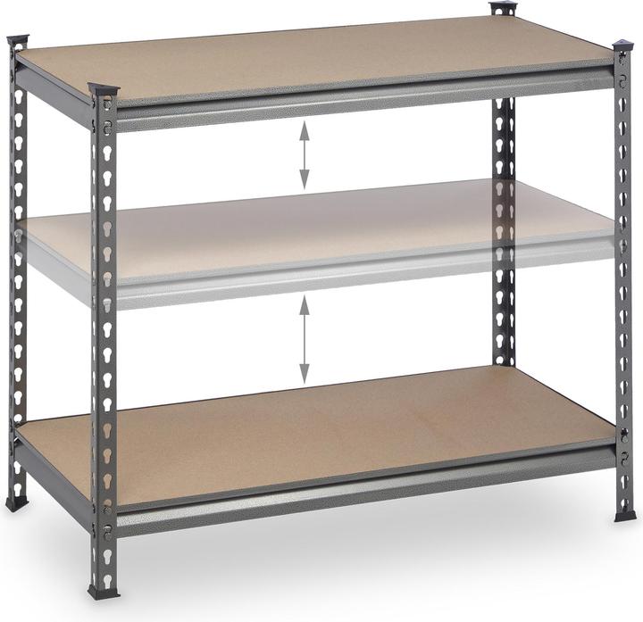 Actual product image Relaxdays Heavy duty shelf