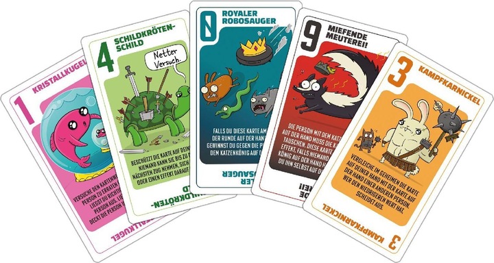 Actual product image Exploding Kittens Power Hungry Pets (German)