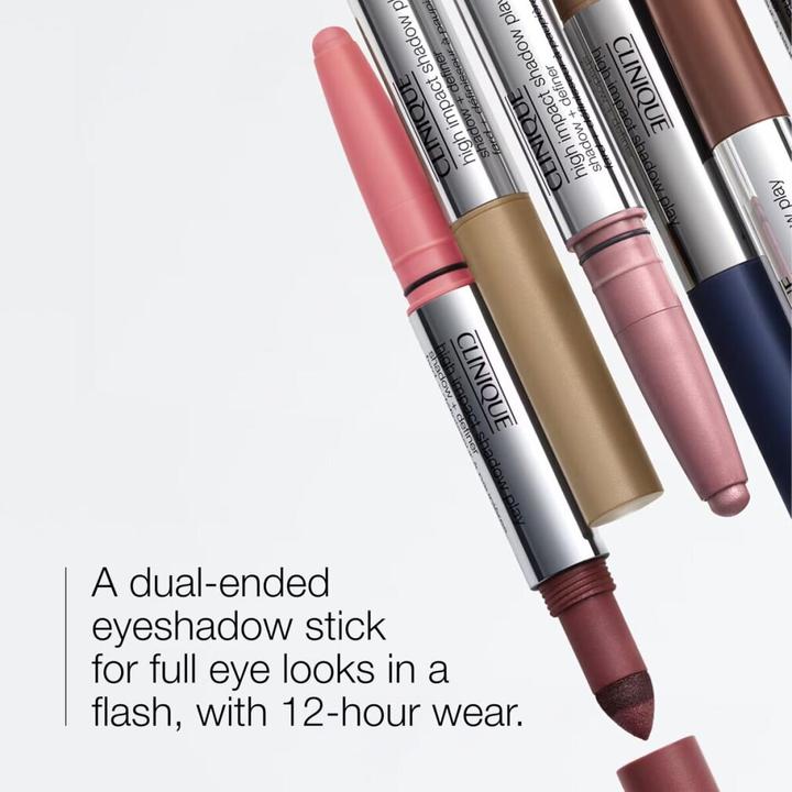 Image du produit Clinique High Impact Shadow Play (Duo Eyeshadow, 4mL, Black Honey, Pink Honey) (Miel rose, Miel noir)