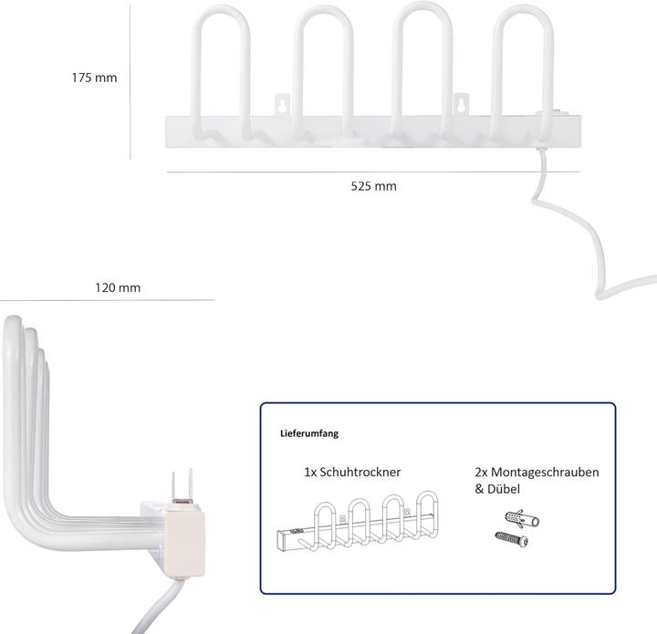 Produktbild Vilstein Schuhheizung