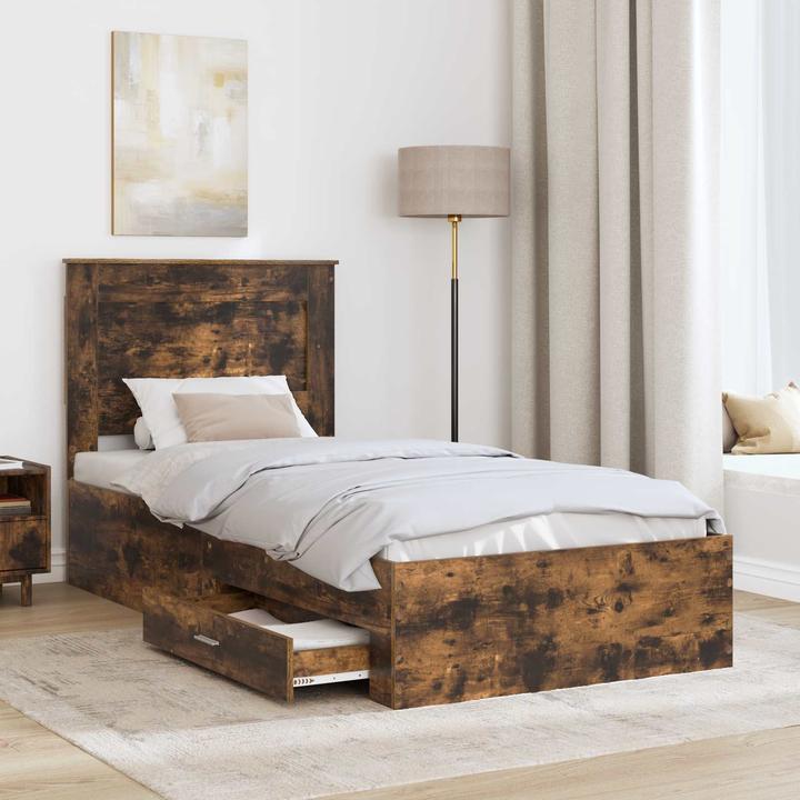Actual product image vidaXL Aufbewahrungsbettgestell (75 x 190 cm)