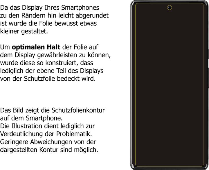Actual product image Dipos Screen Protector Crystalclear (2 Piece, Google Pixel 6)