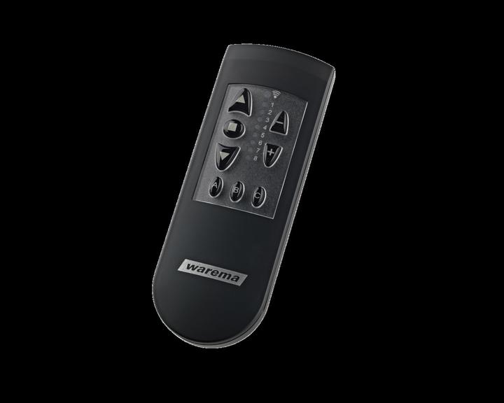 Actual product image Warema 2035341 EWFS handheld transmitter 8-channel black (Device-specific remote control, Radio Frequency (RF))