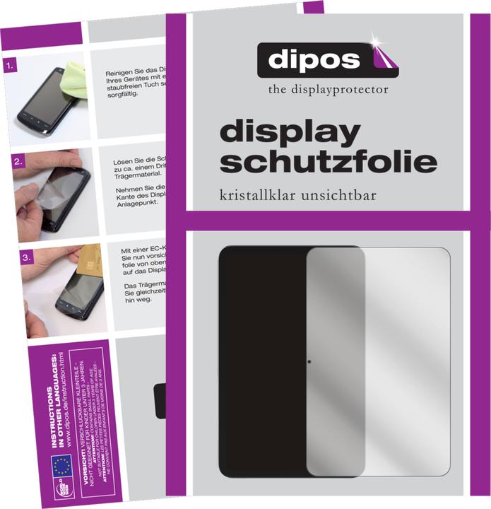 Produktbild Dipos Displayschutzfolie Crystalclear (2 Stück, Nokia T20)