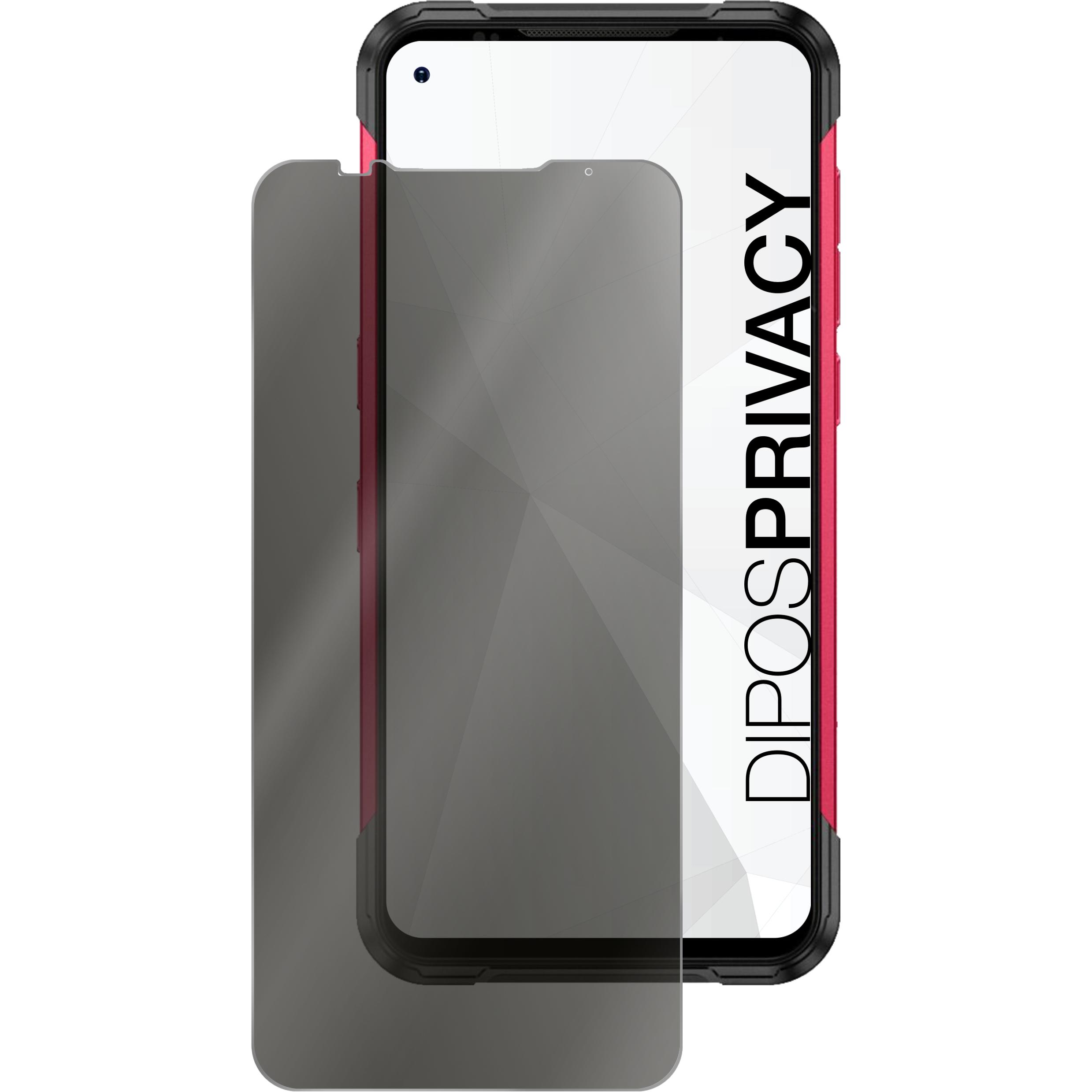 Thumbnail - Dipos Blickschutzfolie 2-Way Anti-Shock (2 Stück, Doogee S97 Pro), Smartphone Schutzfolie, Transparent