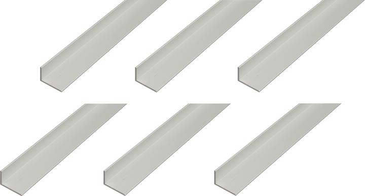 Actual product image Alberts Angle profile,ALU,si.elox50x50x3/2m bundle set 6x471835