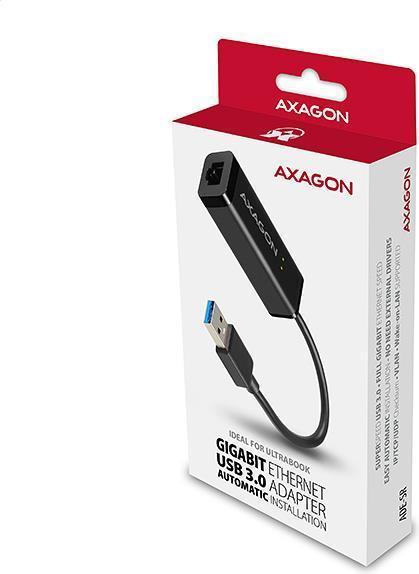 Produktbild Axagon ADE-SR Gigabit Ethernet 10/100/1000 Adapter - USB 3.0 Typ A (USB 3.0, RJ45 (1x))