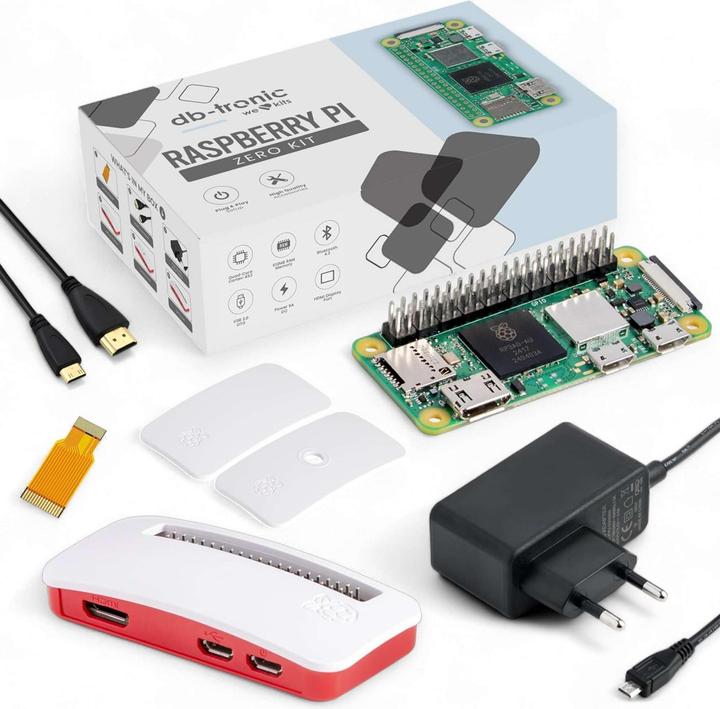 Actual product image Db-tronic Raspberry Pi Zero 2 WH Starter-Set