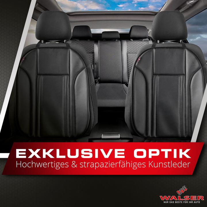 Actual product image Walser Car seat pad Ravenna seat cover seat protector car seat protector black