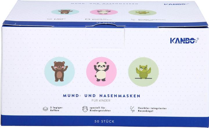 Produktbild Dr. Junghans Mund Und Nasenmaske F Kind, 50 St (50 x)