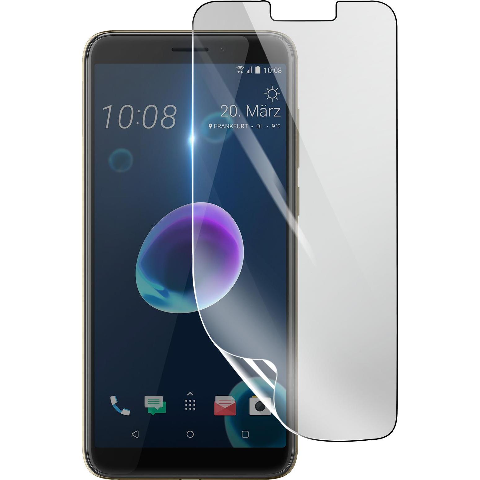 3MK Hydrogel Bildschirmfolie für Htc Desire 12 (1 Stück, HTC Desire 12), Smartphone Schutzfolie, Transparent