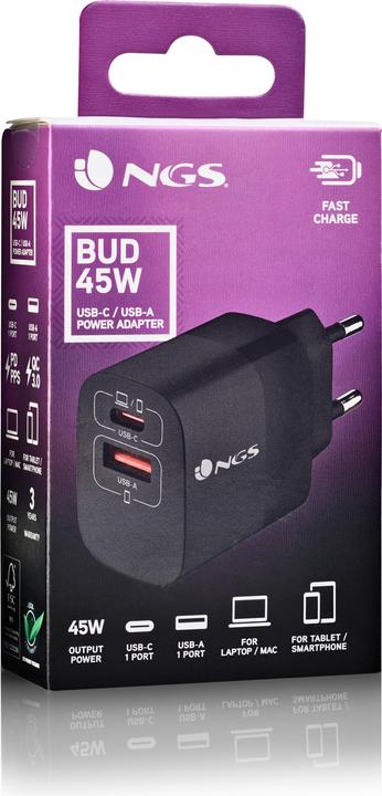 Productafbeelding NGS BUD 45W (45 W, 2 ports)