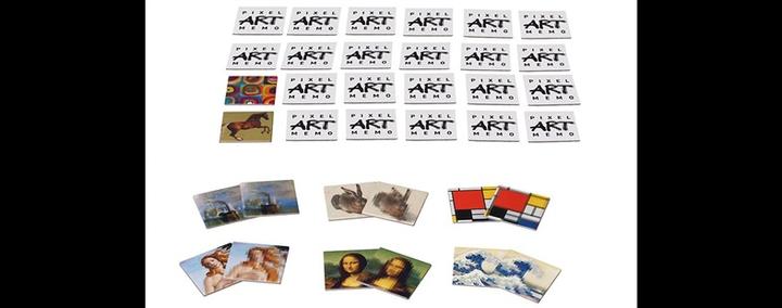 Actual product image Piatnik Pixel Art Memo f (French, German, 2 - 6 Players)