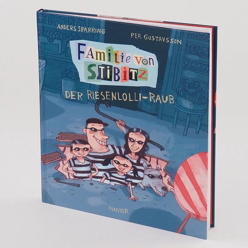 Thumbnail - Familie von Stibitz - Der Riesenlolli-Raub, Kinderbücher von Anders Sparring, Per Gustavsson
