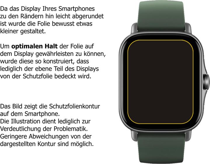 Actual product image Dipos Screen Protector Anti-Glare (Amazfit GTR 2e)