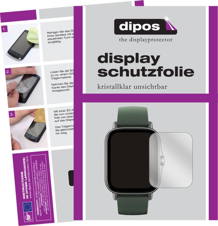 Image du produit Dipos Film de Protection d’écran Crystalclear (Amazfit GTS 2e)