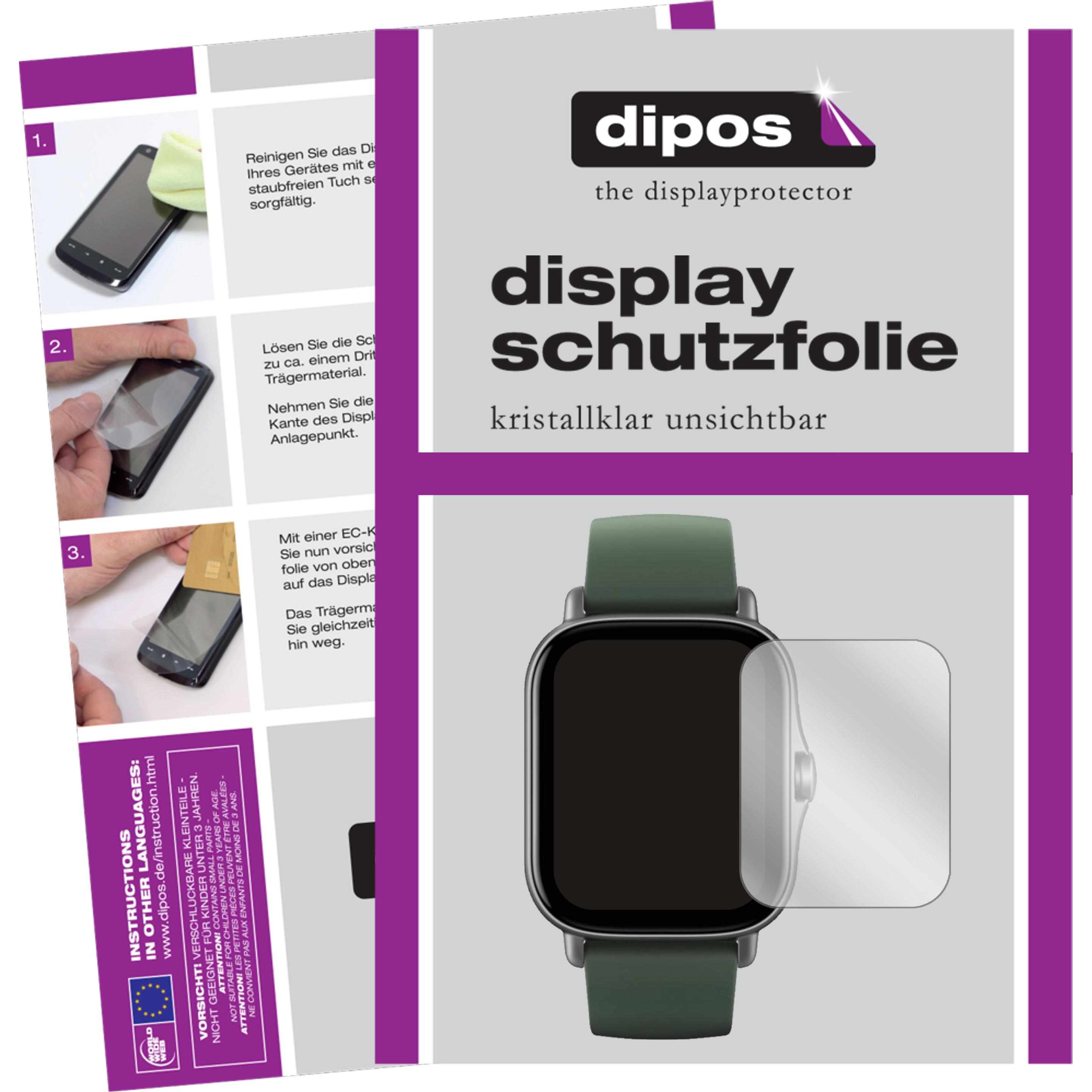 Thumbnail - Dipos Displayschutzfolie Crystalclear, Smartwatch Schutzfolie, Transparent