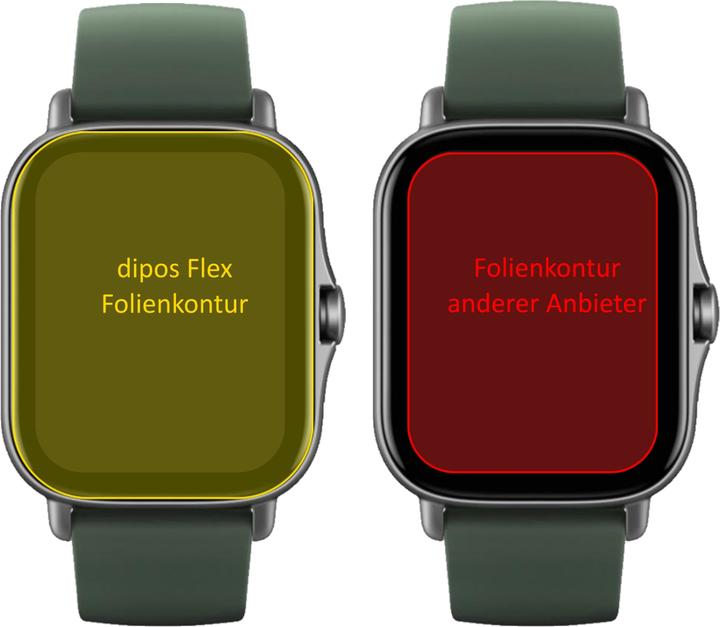Image du produit Dipos Film de Protection d’écran Full-Cover 3D (Amazfit GTR 2e)