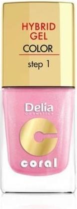 Delia Cosmetics Cosmetics Coral Hybrid Gel Nail Polish No. 31 Pearl Pink 11ml