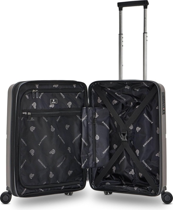 Actual product image Pactastic Collection 01 4-wheel cabin trolley 55 cm with expansion pleat (42 l, Hand luggage (up to 50 litres))