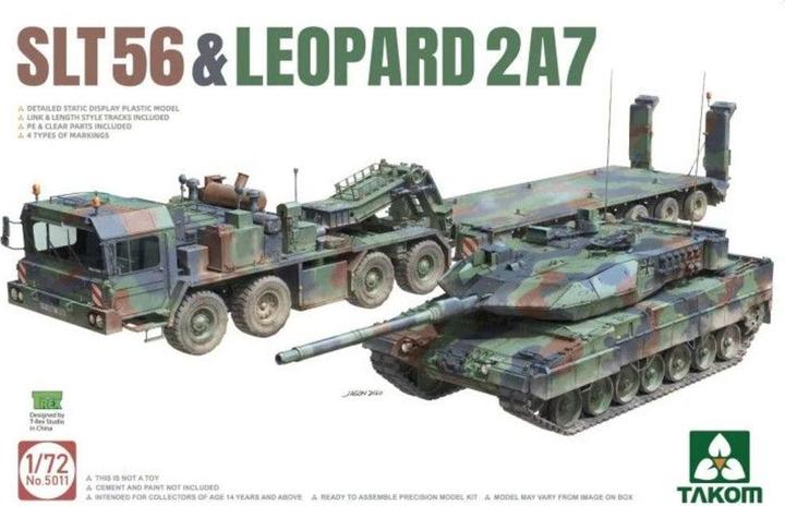 Actual product image Takom SLT56 & Leopard 2A7