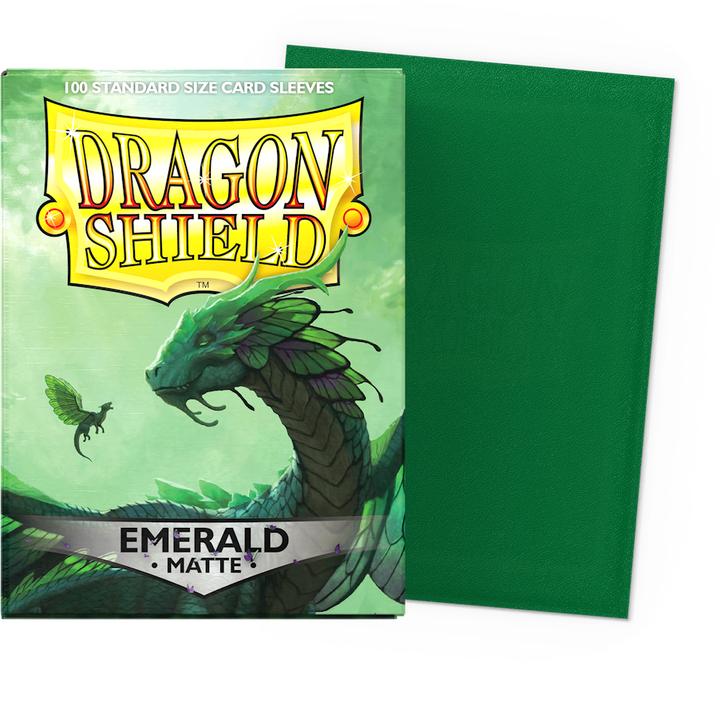 Actual product image Arcane Tinman ART11036 - Matte - Emerald (100) Card Sleeves