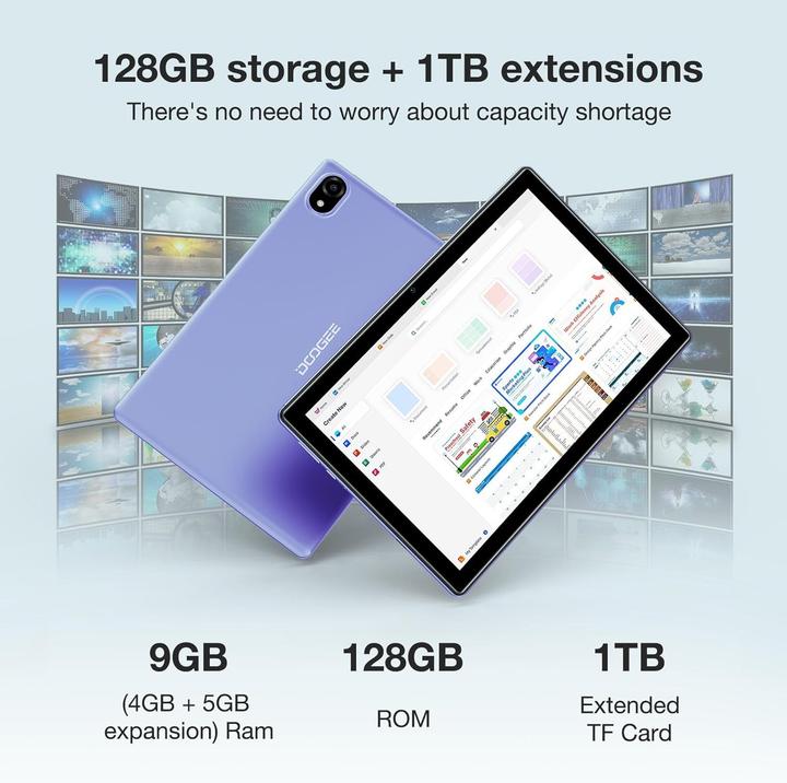 Actual product image Doogee U10 (10.10", 128 GB, Blue, Blue)