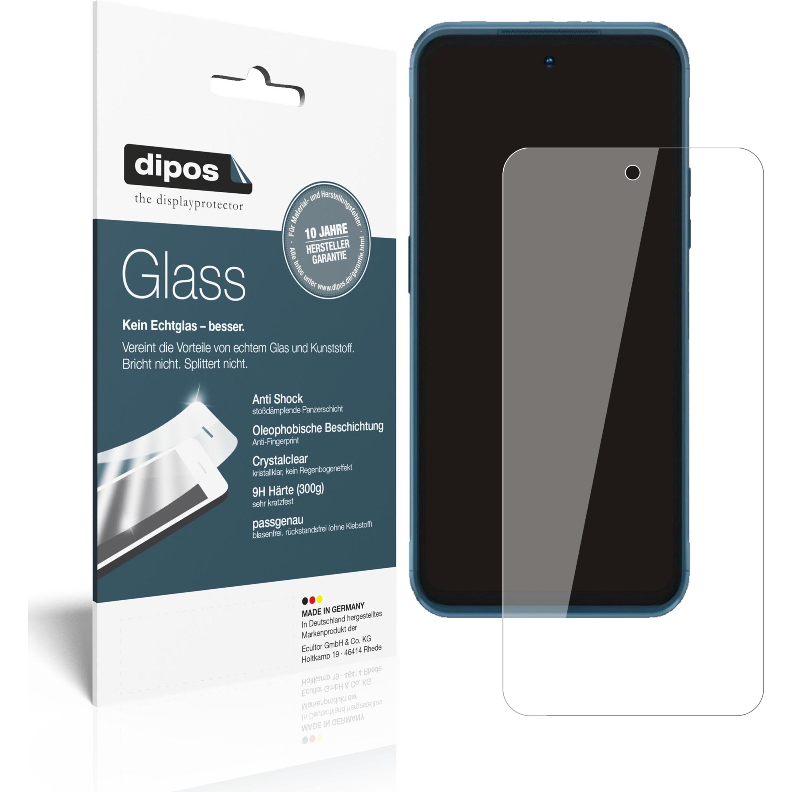 Dipos Displayschutz Anti-Shock (1 Stück, Nokia XR20), Smartphone Schutzfolie, Transparent