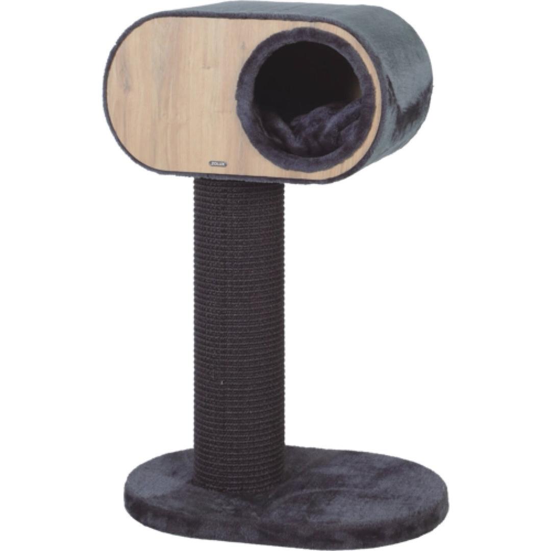 Zolux Kratzbaum Wonderful Cat grau - Katzenkratzbaum - 60 x 42 5 x 92cm (92 cm, Grau), Katzenbaum