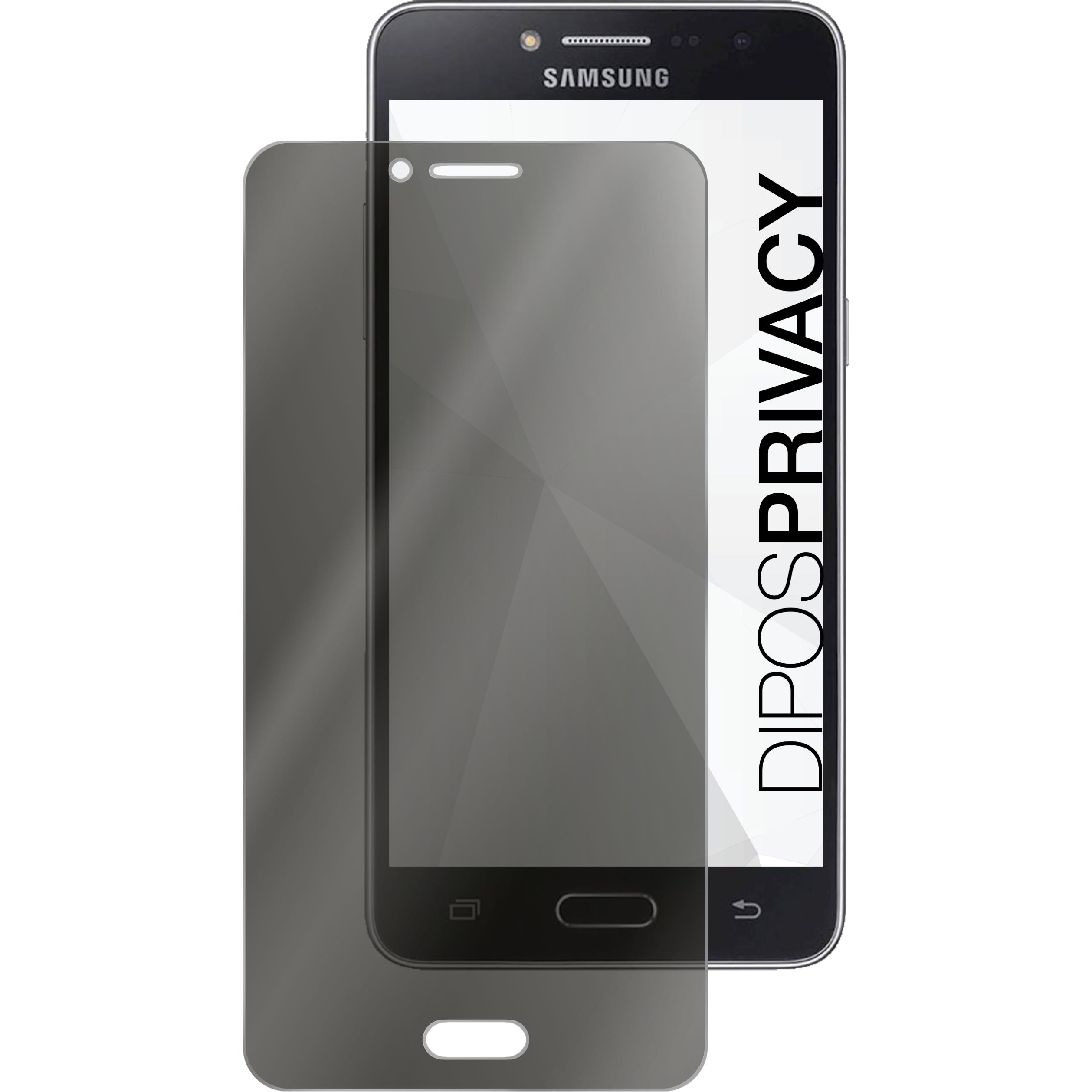 Thumbnail - Dipos Blickschutzfolie 2-Way Anti-Shock (2 Stück, Samsung Galaxy J2 Prime), Smartphone Schutzfolie, Transparent