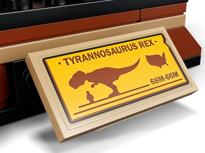 Productafbeelding LEGO T. Rex skelet in de fossielen tentoonstelling (76940, LEGO Jurassic World)