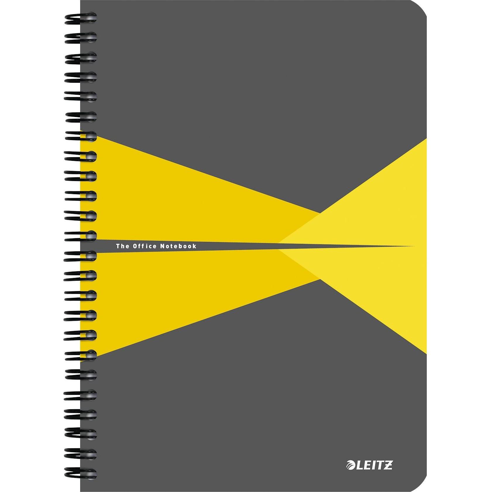 Leitz, Heft + Block, Office - Collegeblock (A5, Liniert, Harter Einband)