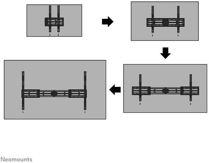 Image du produit Neomounts Select Screen Wall Mount (tilt (Mur, 110", 160 kg)