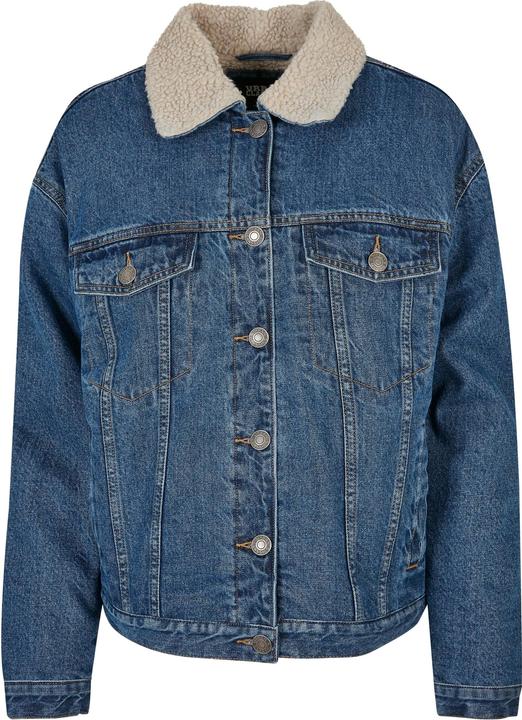Immagine prodotto Urban Classics Giacca in denim Sherpa oversize da donna (M)