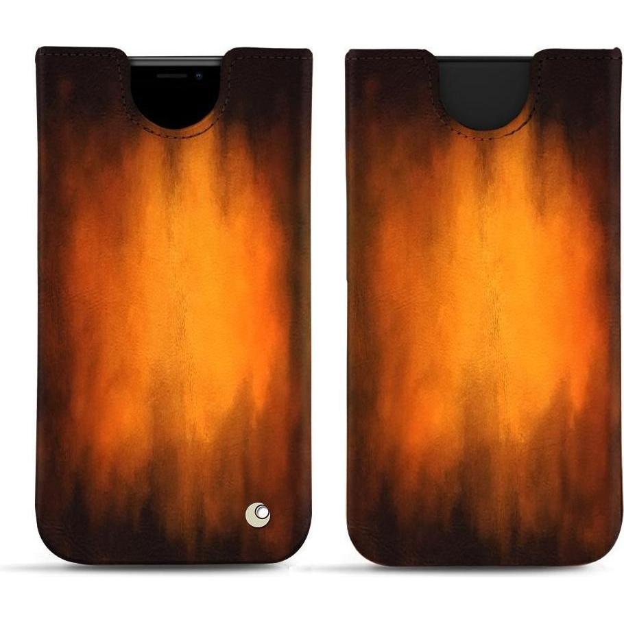 Thumbnail - Noreve Lederschutzhülle (Apple iPhone XR), Smartphone Hülle, Violett