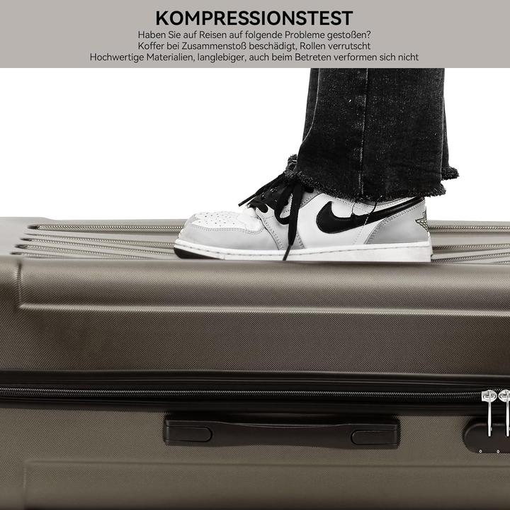 Immagine prodotto Beibye 3-teiliges Hartschalenkoffer-Set (110 l)