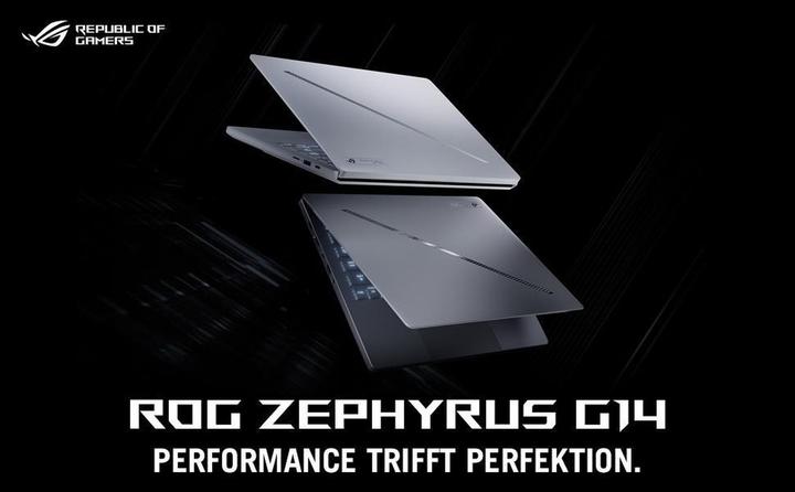 Image du produit ASUS ROG Zephyrus G14 RTX 5070 Ti (14", AMD Ryzen AI 9 HX 370, 32 Go, 2000 Go, DE)