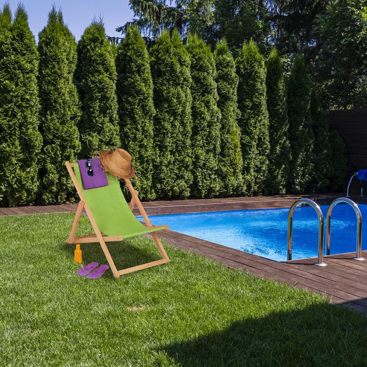 Produktbild Relaxdays Holzliegestuhl (92 cm)