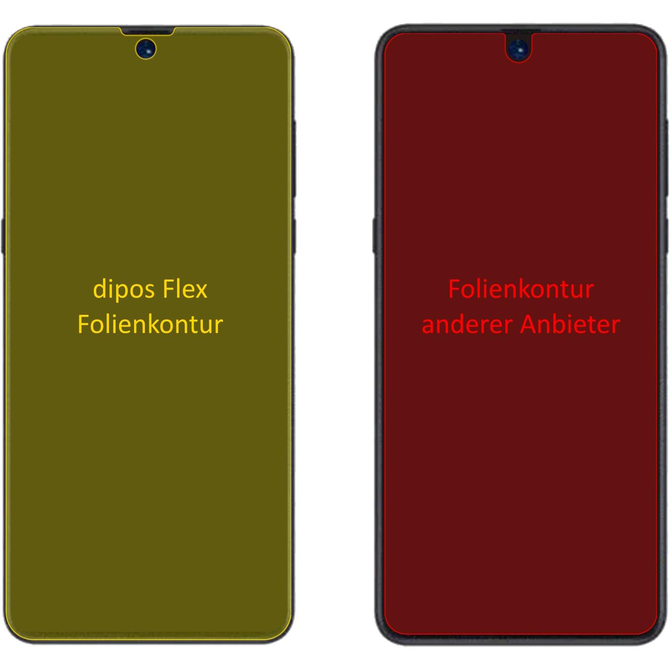 Thumbnail - Dipos Displayschutzfolie Full-Cover 3D (2 Stück, Xiaomi Redmi Note 11), Smartphone Schutzfolie, Transparent