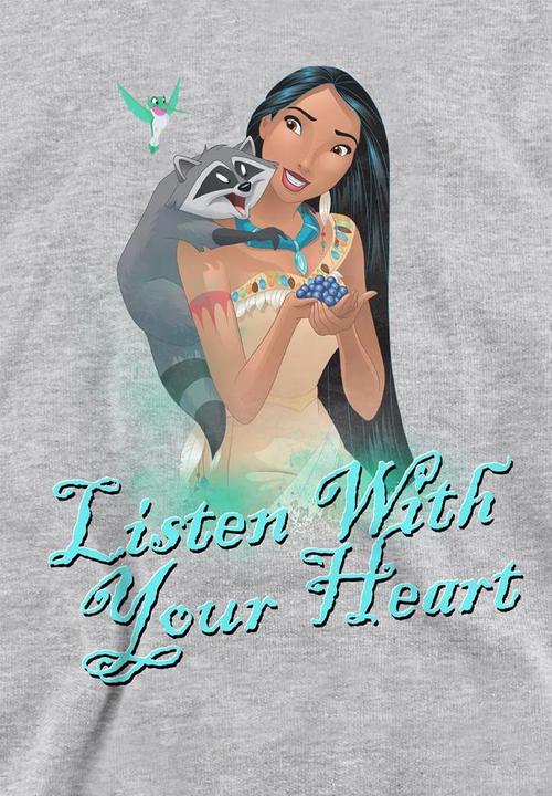 Produktbild Disney Listen With Your Heart Kapuzenpullover meliert (116)