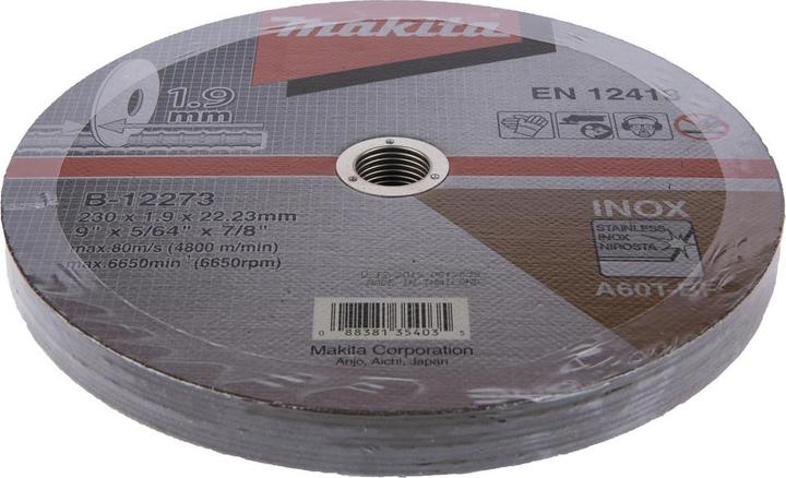 Image du produit Makita Jeu de meules de tronçonnage B-12273 Durc