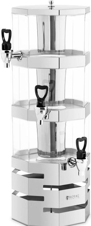 Royal Catering Juice Dispenser - 3 x 3.5 L - cooling system