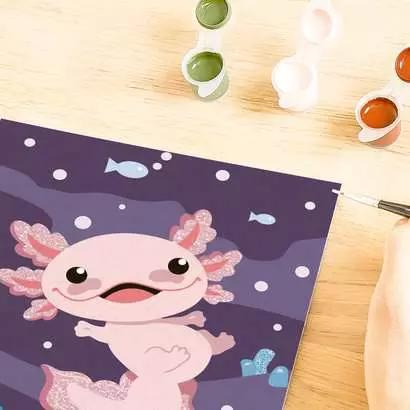 Image du produit Ravensburger CreArt - Malen nach Zahlen - Axolotl