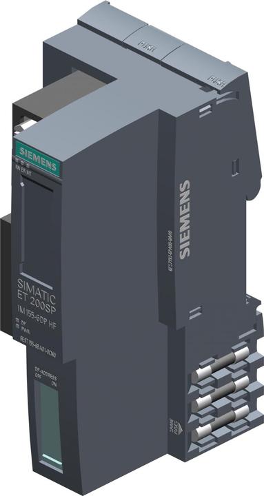 Image du produit Siemens SIMATIC ET 200SP, bundle PROFIBUS IM, IM155-6DP HF, max. 32 modules de périphérie 6ES7155-6BA01-0CN0