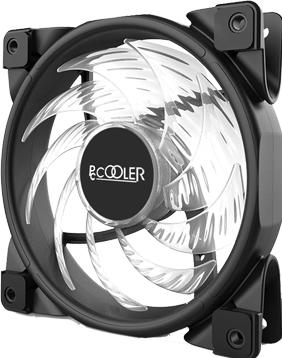 Actual product image Pccooler Halo RGB 1 (120 mm, 1x)