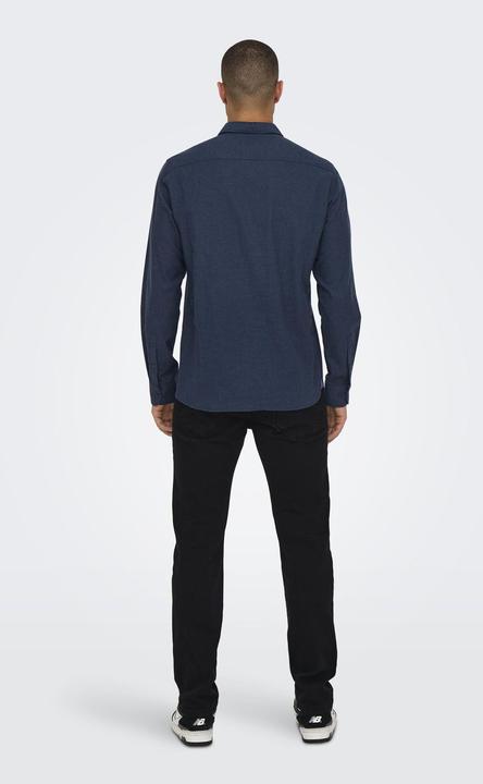 Produktbild Only & Sons Normal geschnitten Hemdkragen Hemd Hemd (XXL)