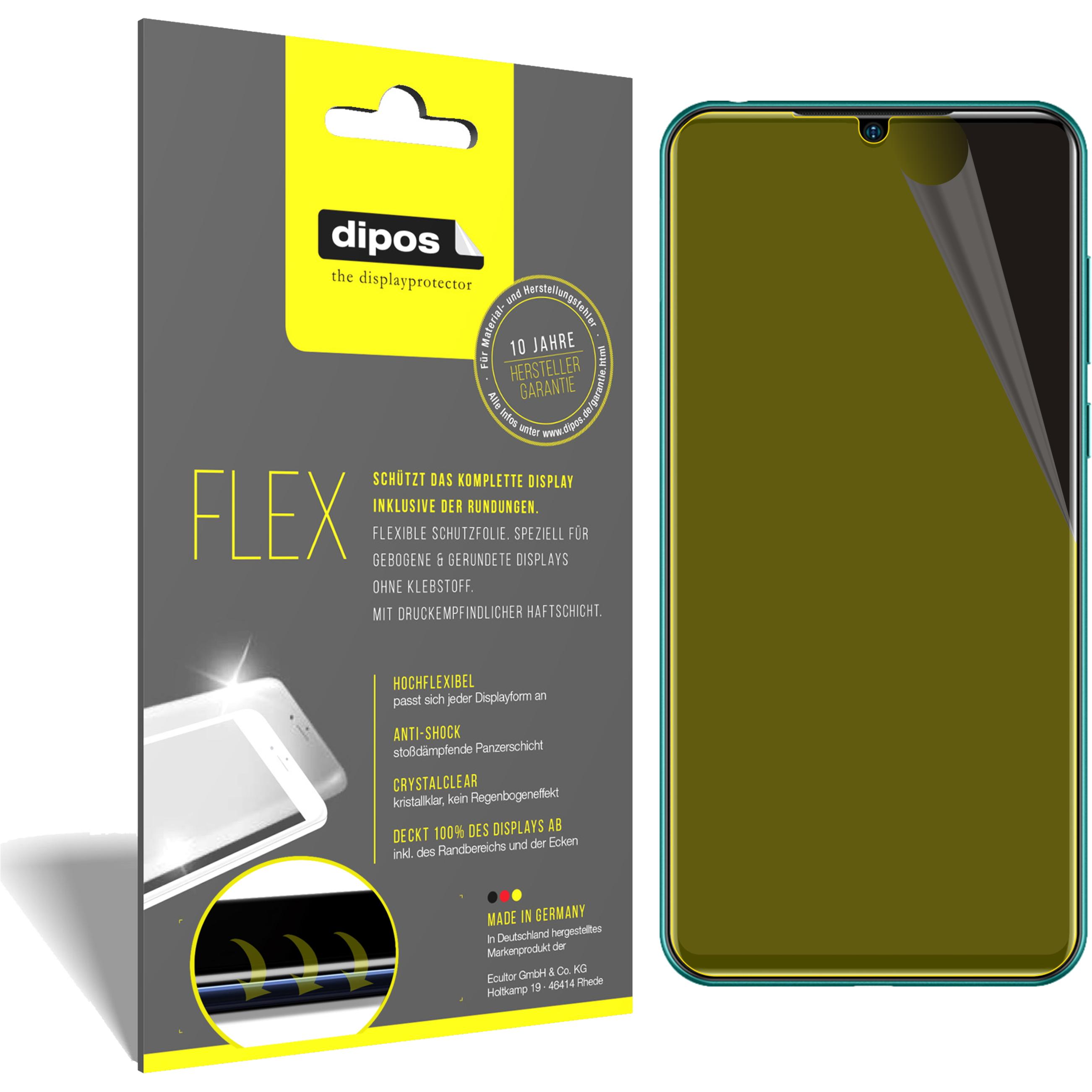 Dipos Displayschutzfolie Full-Cover 3D (2 Stück, Doogee N20 Pro), Smartphone Schutzfolie, Transparent