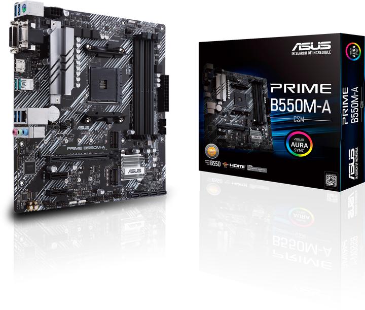 Produktbild ASUS PRIME B550M-A/CSM (AM4, AMD B550, mATX)