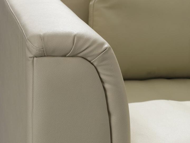 Produktbild Beliani Linkes Leder-Ecksofa beige Farbe OSLO (Ecksofa)